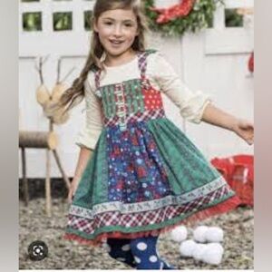 Matilda Jane Believe Holly days knot dress